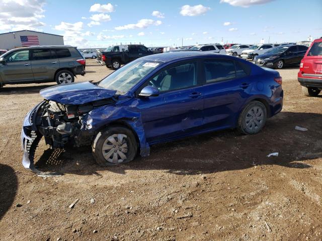 3KPA24AB0KE198207 - 2019 KIA RIO S BLUE photo 1