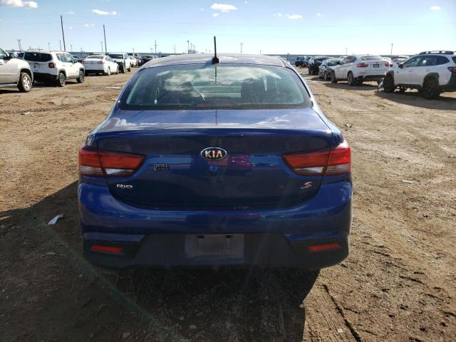 3KPA24AB0KE198207 - 2019 KIA RIO S BLUE photo 6