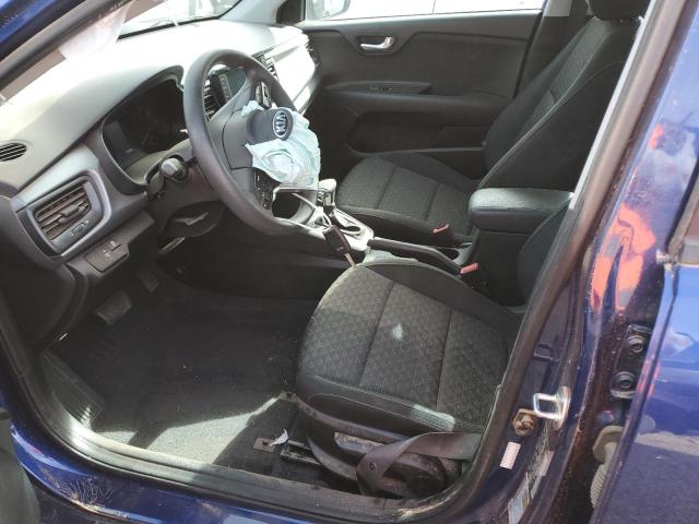 3KPA24AB0KE198207 - 2019 KIA RIO S BLUE photo 7