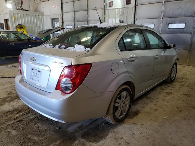 1G1JB5SH7C4139921 - 2012 CHEVROLET SONIC LS 银色 照片 3