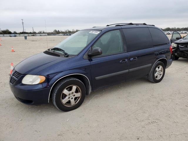 1D4GP45R15B284262 - 2005 DODGE CARAVAN SXT BLUE photo 1