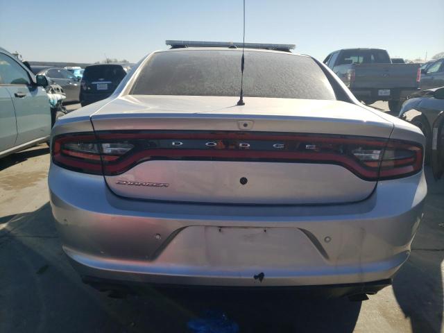 2C3CDXAT5KH575944 - 2019 DODGE CHARGER POLICE SILVER photo 6