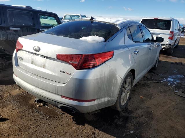 5XXGN4A70DG165165 - 2013 KIA OPTIMA EX SILVER photo 3