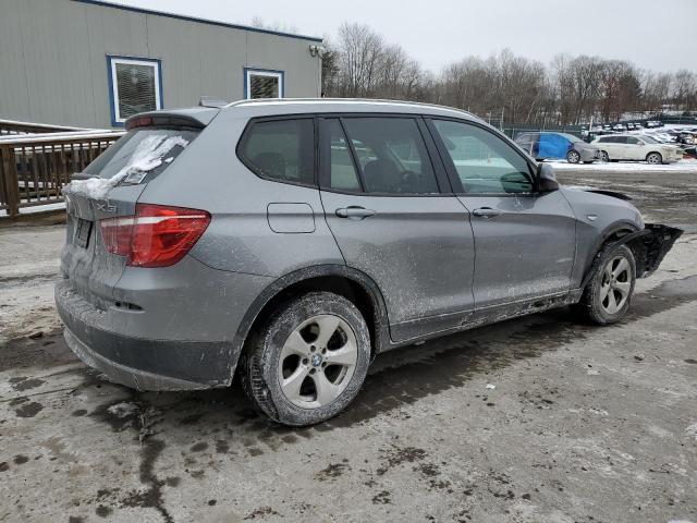 5UXWX5C50CL728784 - 2012 BMW X3 XDRIVE28I SILVER photo 3