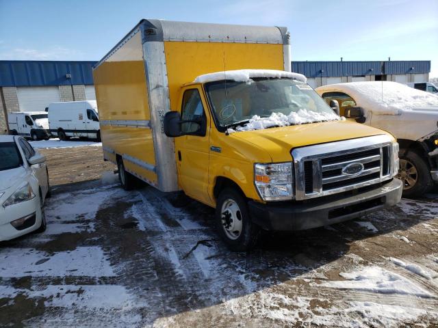 1FDWE3FN7MDC03204 - 2021 FORD ECONOLINE E350 SUPER DUTY CUTAWAY VAN YELLOW photo 4