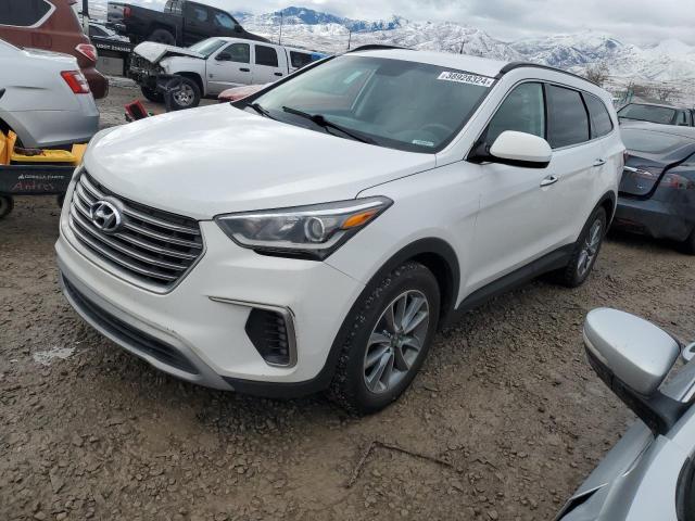 KM8SMDHF4HU215538 - 2017 HYUNDAI SANTA FE SE WHITE photo 1