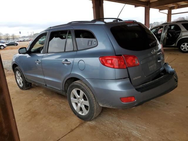 5NMSH13E79H233871 - 2009 HYUNDAI SANTA FE SE BLUE photo 2