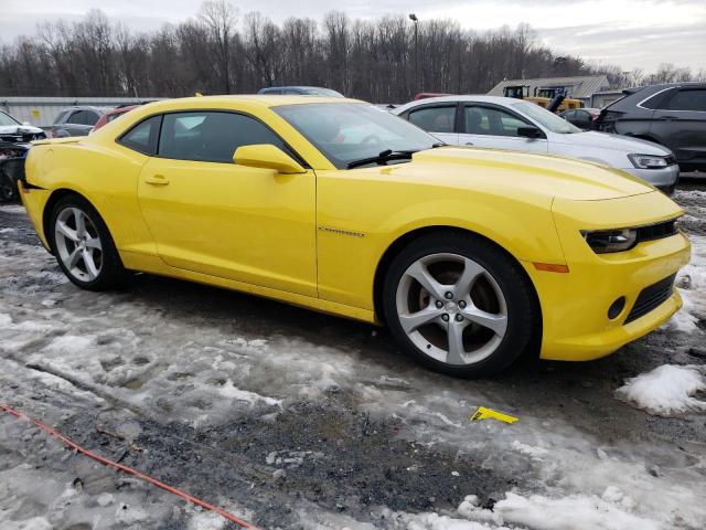 2G1FD1E33F9145189 - 2015 CHEVROLET CAMARO LT YELLOW photo 4