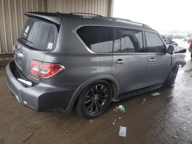 JN8AY2NE3L9780884 - 2020 NISSAN ARMADA PLATINUM GRAY photo 3