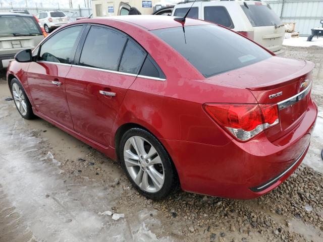 1G1PG5SB4D7324399 - 2013 CHEVROLET CRUZE LTZ RED photo 2