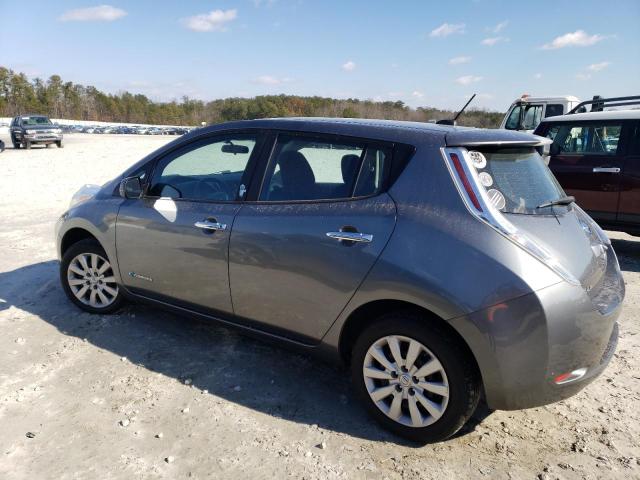 1N4AZ0CPXFC325156 - 2015 NISSAN LEAF S GRAY photo 2