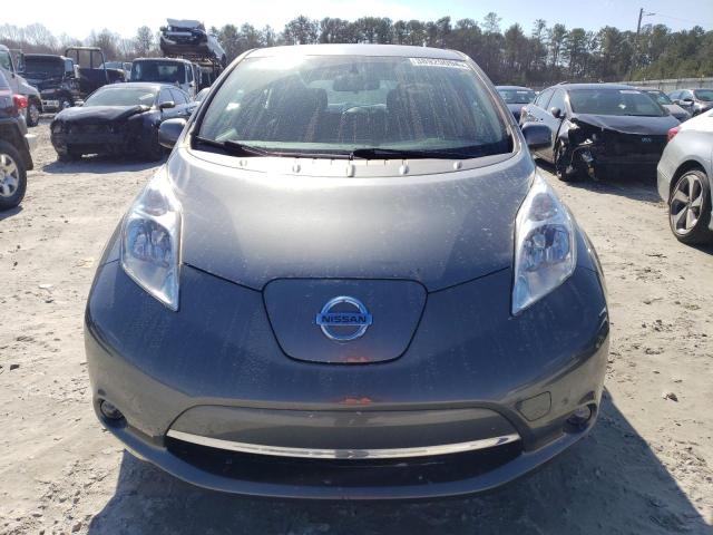 1N4AZ0CPXFC325156 - 2015 NISSAN LEAF S GRAY photo 5