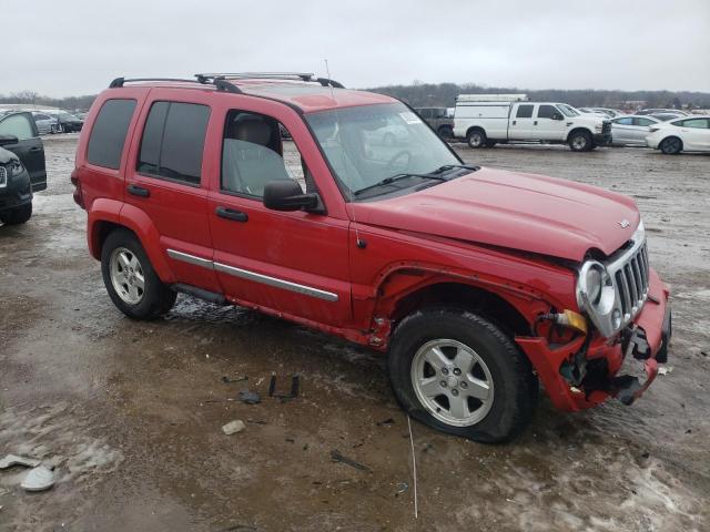 1J4GL58535W606281 - 2005 JEEP LIBERTY LIMITED RED photo 4