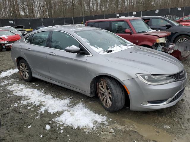 1C3CCCAB2FN693594 - 2015 CHRYSLER 200 LIMITED GRAY photo 4