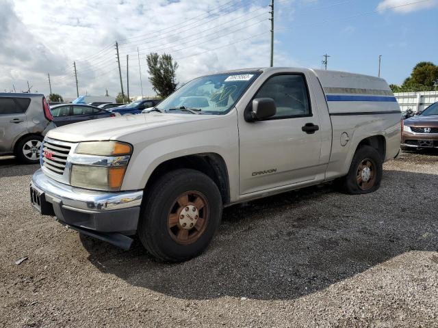 1GTCS148558135464 - 2005 GMC CANYON TAN photo 1