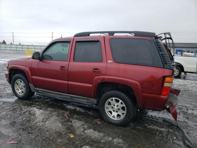 1GNEK13Z73R309567 - 2003 CHEVROLET TAHOE K1500 MAROON photo 2