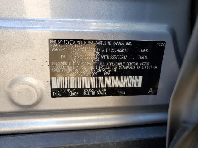 2T3W1RFV5PC213869 - 2023 TOYOTA RAV4 XLE SILVER photo 13