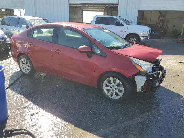 KNADM4A3XF6429560 - 2015 KIA RIO LX RED photo 4