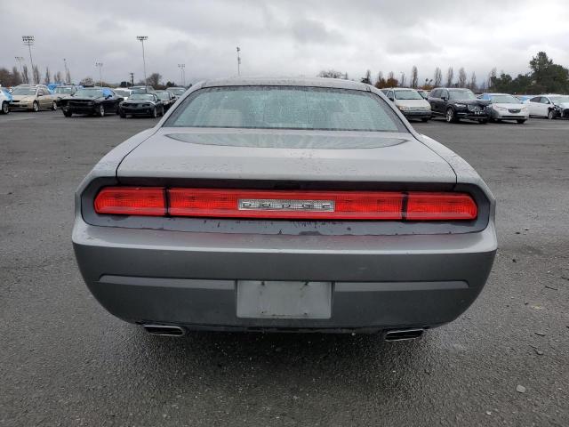 2B3CJ4DG7BH596331 - 2011 DODGE CHALLENGER GRAY photo 6