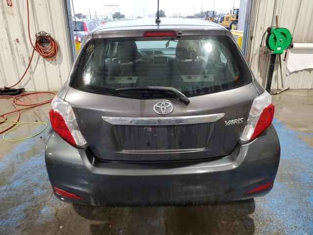 JTDKTUD31CD511628 - 2012 TOYOTA YARIS GRAY photo 6