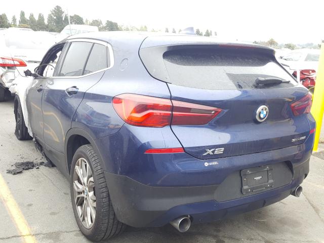 WBXYJ3C39JEB38086 - 2018 BMW X2 SDRIVE28I BLUE photo 3