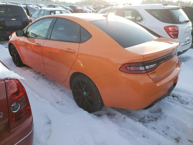 1C3CDFCB3DD340893 - 2013 DODGE DART LIMITED ORANGE photo 2