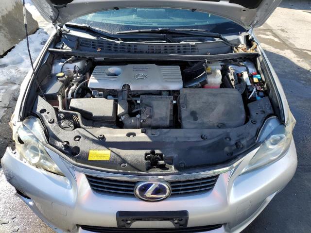 JTHKD5BH7D2129603 - 2013 LEXUS CT 200 SILVER photo 11