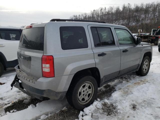 1C4NJRBB2FD183604 - 2015 JEEP PATRIOT SPORT GRAY photo 3