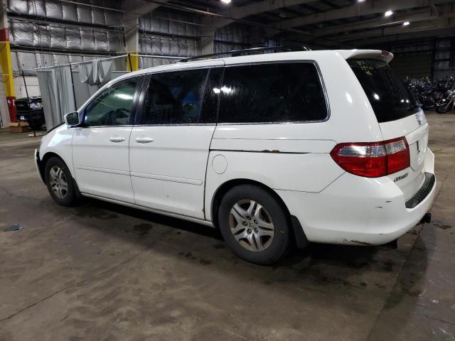 5FNRL38686B424836 - 2006 HONDA ODYSSEY EXL WHITE photo 2