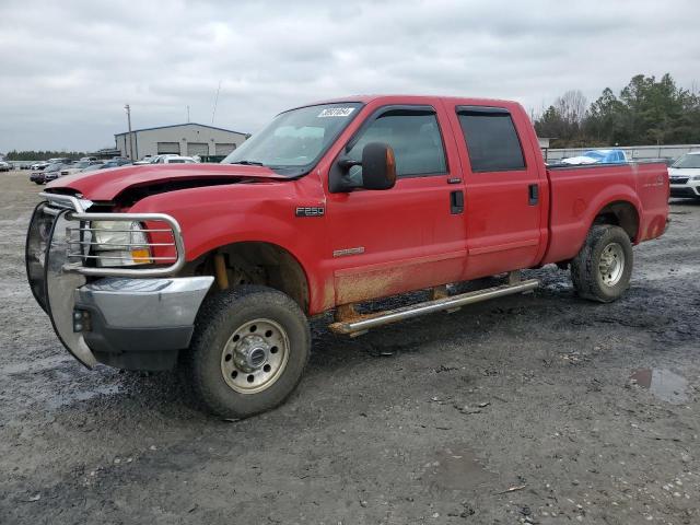 1FTNW21P24EA67364 - 2004 FORD F250 SUPER DUTY RED photo 1