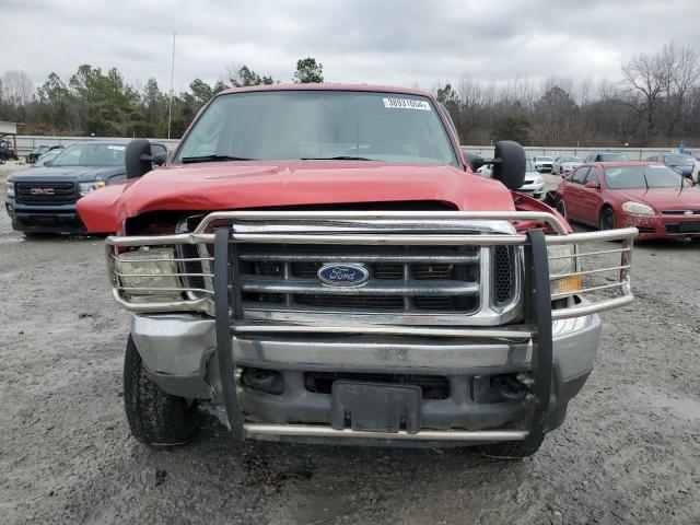 1FTNW21P24EA67364 - 2004 FORD F250 SUPER DUTY RED photo 5