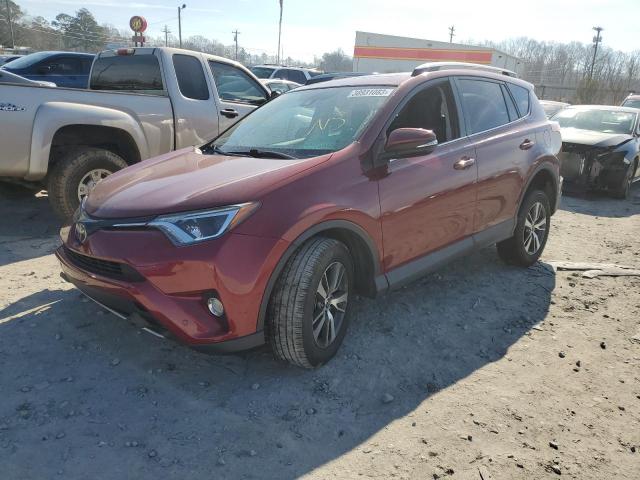 2T3WFREV0JW409338 - 2018 TOYOTA RAV4 ADVENTURE BURGUNDY photo 1