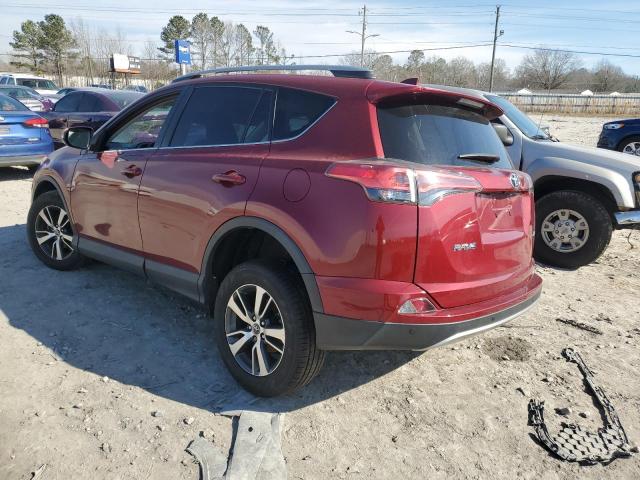 2T3WFREV0JW409338 - 2018 TOYOTA RAV4 ADVENTURE BURGUNDY photo 2