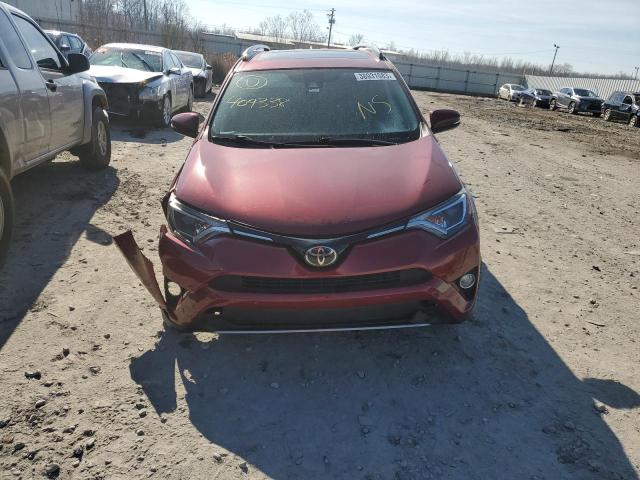 2T3WFREV0JW409338 - 2018 TOYOTA RAV4 ADVENTURE BURGUNDY photo 5