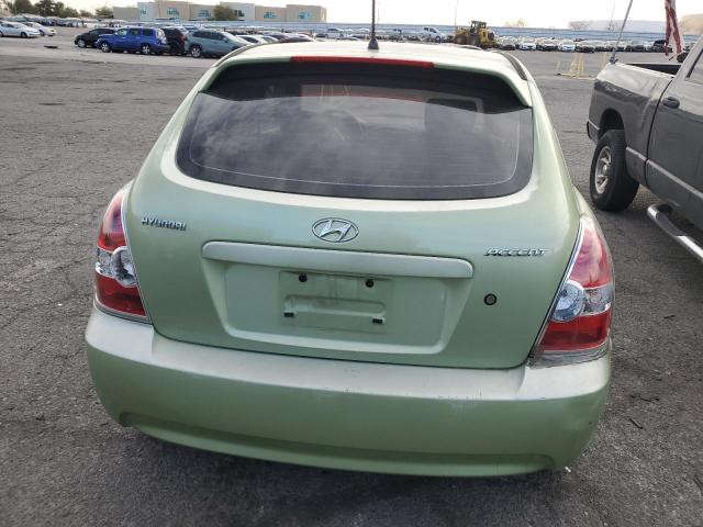 KMHCM36C07U052117 - 2007 HYUNDAI ACCENT GS GREEN photo 6