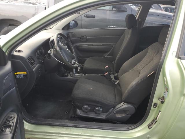 KMHCM36C07U052117 - 2007 HYUNDAI ACCENT GS GREEN photo 7