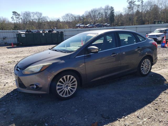 1FAHP3J20CL443399 - 2012 FORD FOCUS TITANIUM GRAY photo 1