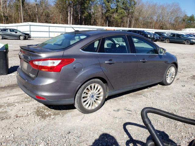 1FAHP3J20CL443399 - 2012 FORD FOCUS TITANIUM GRAY photo 3