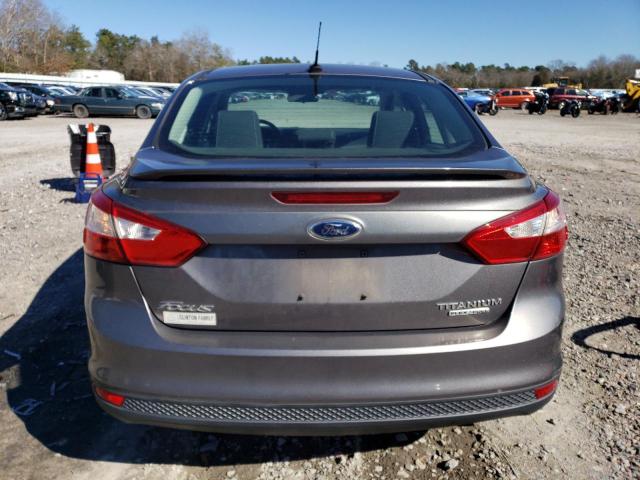 1FAHP3J20CL443399 - 2012 FORD FOCUS TITANIUM GRAY photo 6