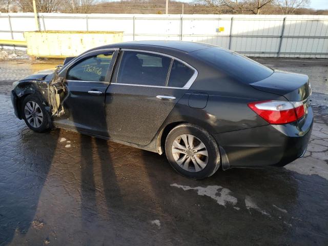 1HGCR2F35EA061279 - 2014 HONDA ACCORD LX GRAY photo 2