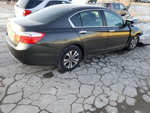 1HGCR2F35EA061279 - 2014 HONDA ACCORD LX GRAY photo 3