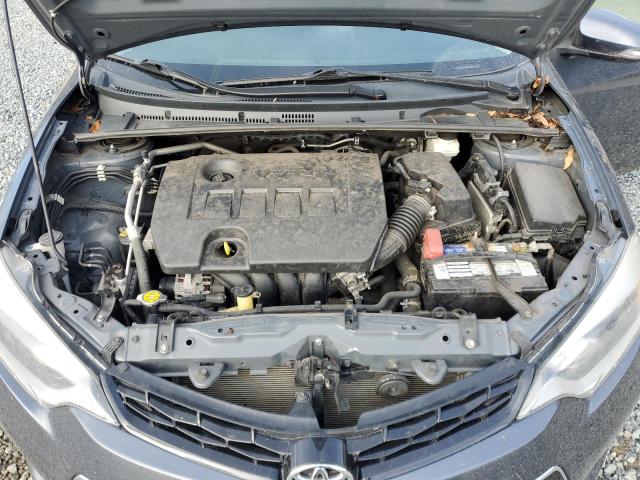 2T1BURHE3EC044721 - 2014 TOYOTA COROLLA L GRAY photo 11