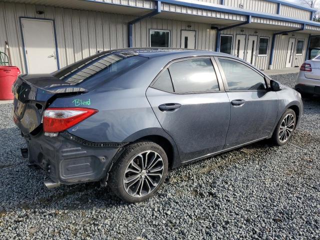 2T1BURHE3EC044721 - 2014 TOYOTA COROLLA L GRAY photo 3