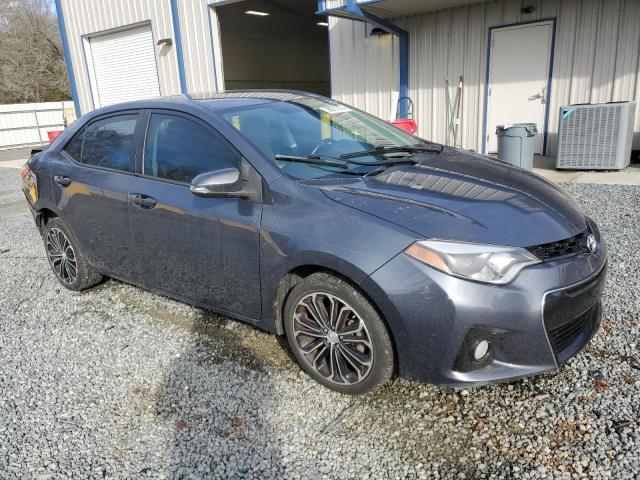 2T1BURHE3EC044721 - 2014 TOYOTA COROLLA L GRAY photo 4