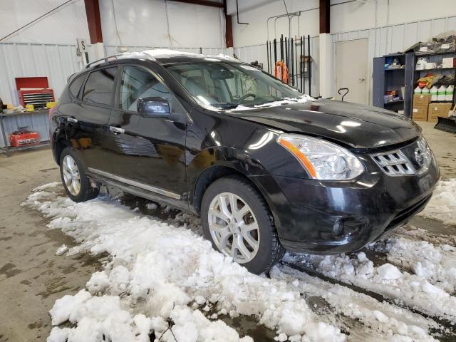 JN8AS5MV0CW380769 - 2012 NISSAN ROGUE S BLACK photo 4