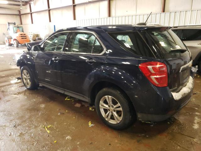 2GNALBEKXH1599966 - 2017 CHEVROLET EQUINOX LS BLUE photo 2