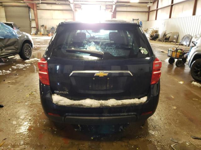 2GNALBEKXH1599966 - 2017 CHEVROLET EQUINOX LS BLUE photo 6