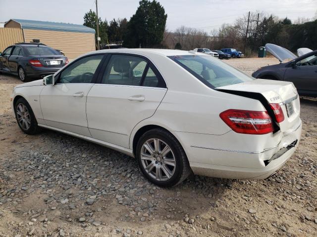 WDDHF2EB1CA547550 - 2012 MERCEDES-BENZ E 350 BLUETEC WHITE photo 2