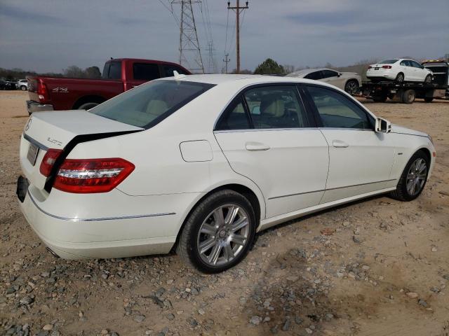 WDDHF2EB1CA547550 - 2012 MERCEDES-BENZ E 350 BLUETEC WHITE photo 3