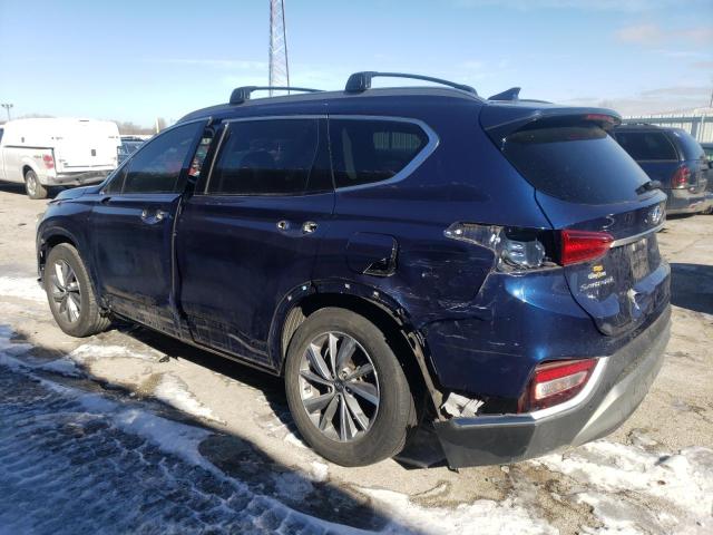 5NMS3CAD7LH282029 - 2020 HYUNDAI SANTA FE SEL Կապույտ լուսանկար 2